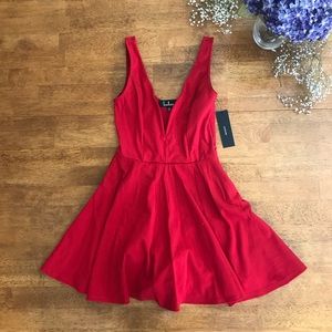 Lulus I FEEL GOOD RED SKORT DRESS